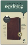 NLT Thinline Reference Zipper Bible, Filament Enabled, LeatherLike, Atlas Rustic Brown, Indexed